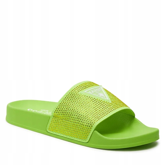 Dámské žabky a pantofle Guess beach slippers strass
