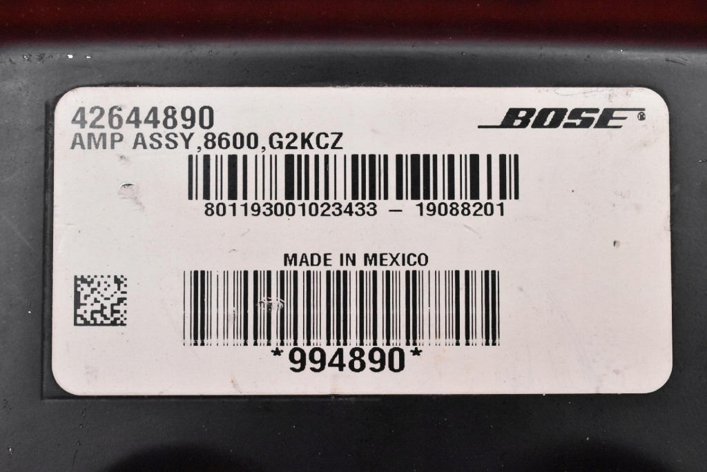 amplifier RADIA BOSE 42644890 OPEL AMPERA-E 17-20