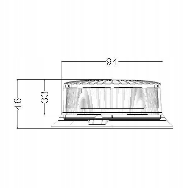 LAMPA OSTRZEGAWCZA LED KRAMP 23W 9 PROGRAMÓW SYNC Numer katalogowy części LA20084