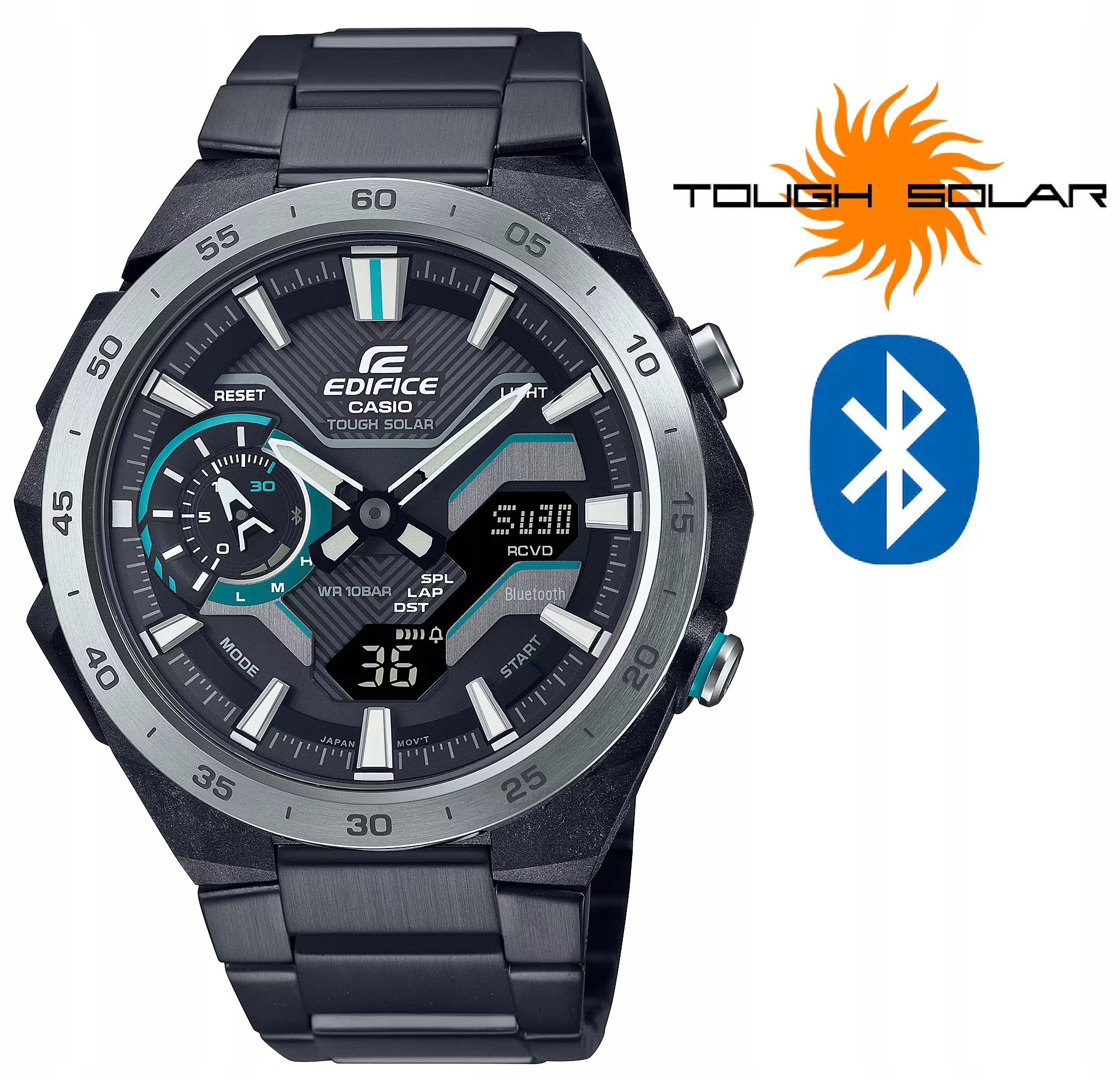 Casio Edifice Windflow Bluetooth Connected Solar ECB-2200DD-1AEF