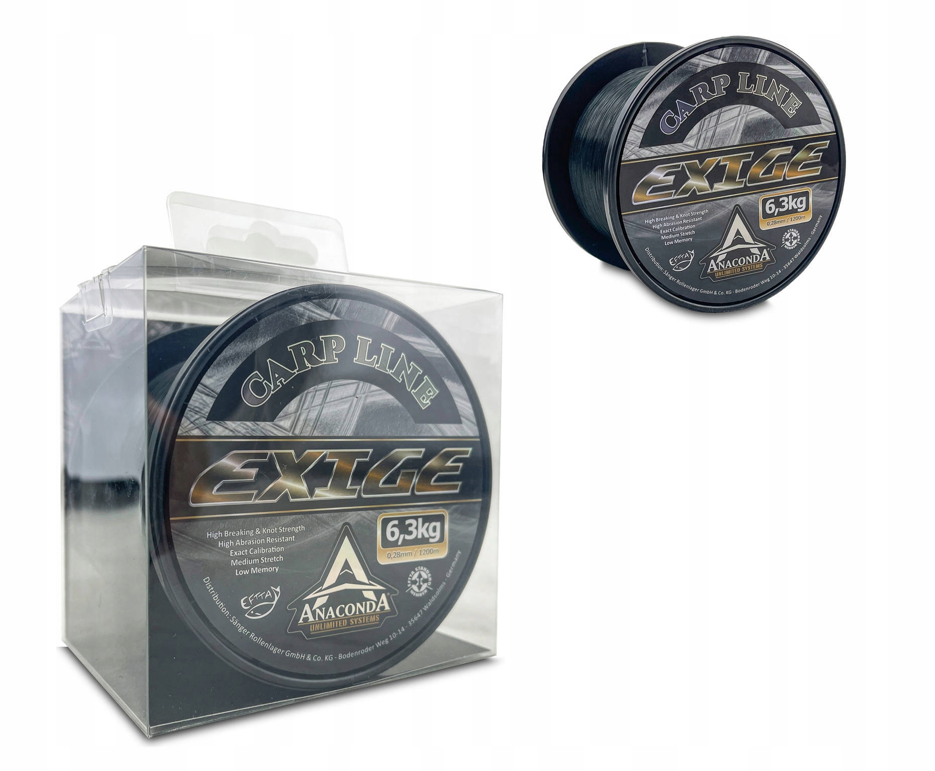 Vlasec Sanger Anaconda Exige Carp 0,39 mm1200 m
