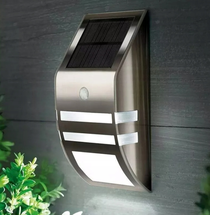 

Lampa Solarna Ścienna Led z czujnikiem Grundig