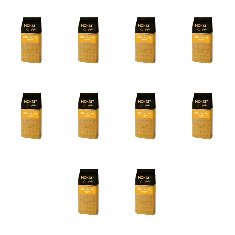 Mokate To Go Cappuccino Vanilla 1kg X10