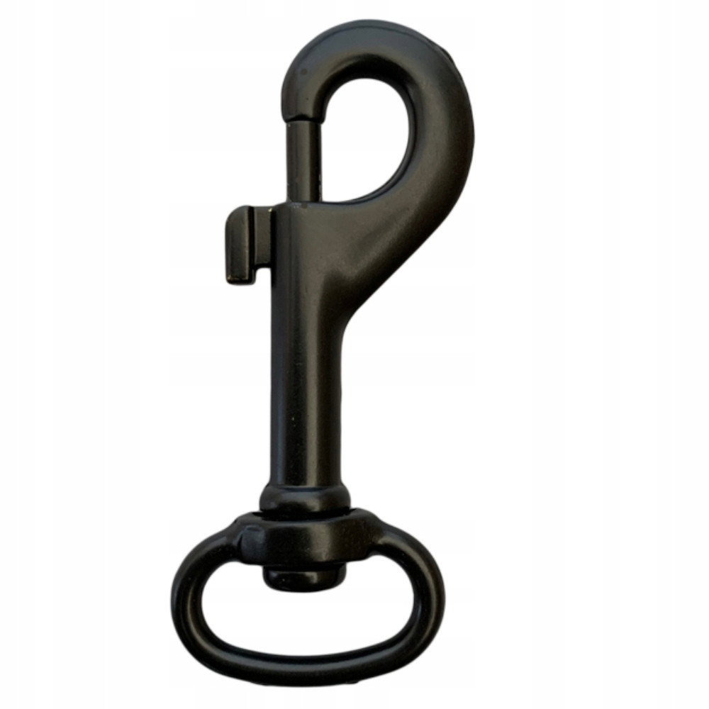 Karabina na Vodítko 20mm x 66mm Karabina 100kg Zapínání 20ks Černá Mat