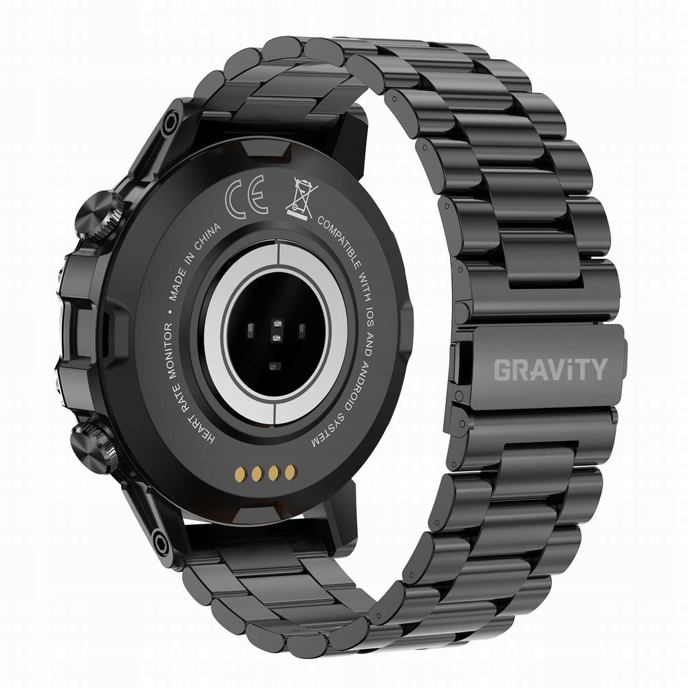 Zegarek męski SMARTWATCH GRAVITY ROZMOWY MENU PL Rodzaj paska Bransoleta