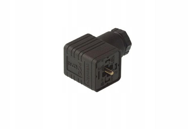 Wtyczka do elektrozaworu i czujników GDM3009 4 tory , format A , dławik PG9