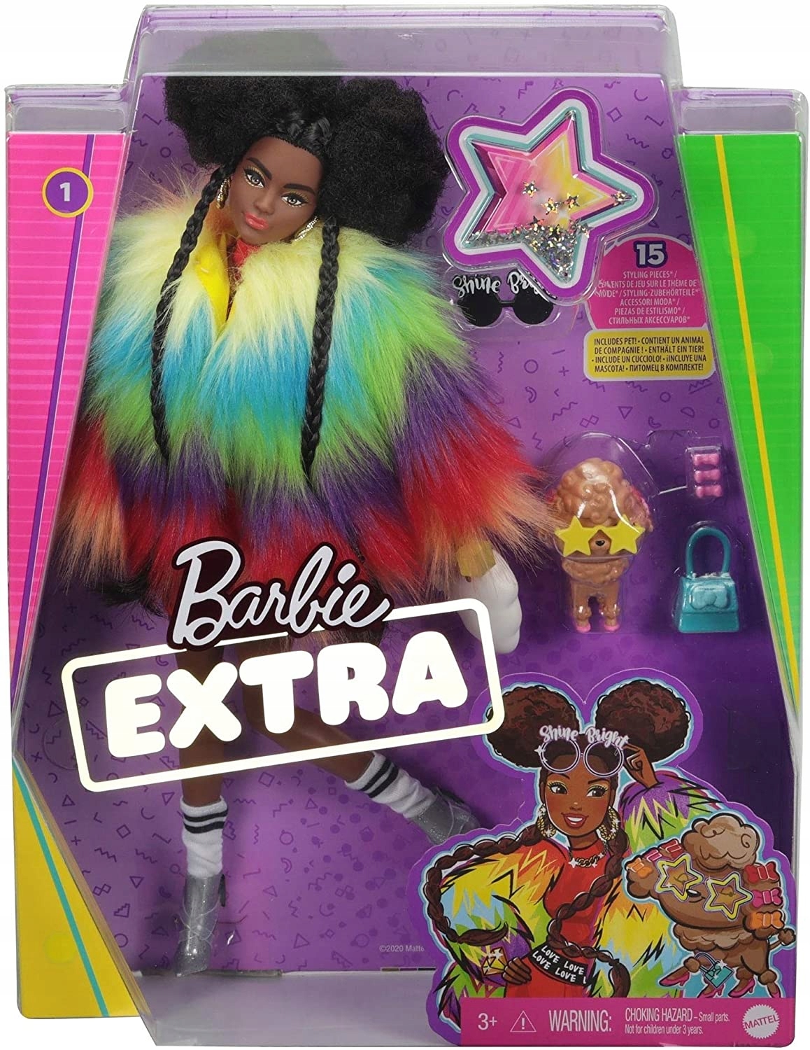 BARBIE - EXTRA MODA - KOLEKCJONERSKA - GRN27 GVR04