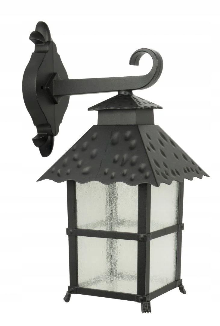 Su-ma Venkovní nástěnné svítidlo Cadiz E27 IP43 Černé, hliníkové
