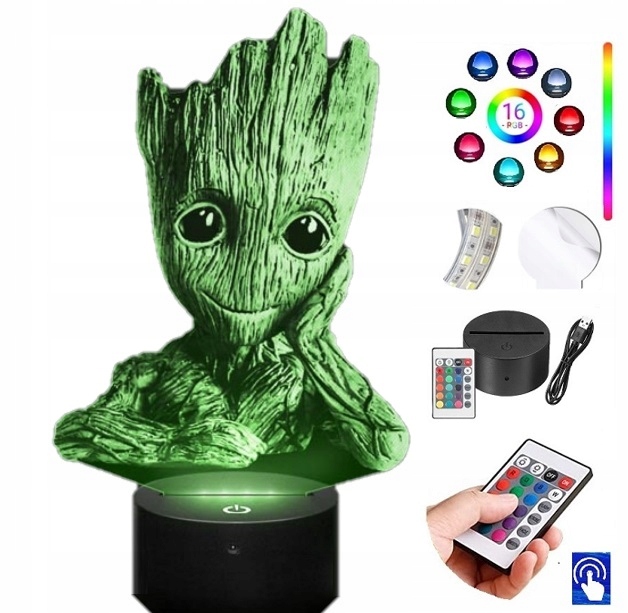 

Lampka na biurko Groot Strażnicy Galaktyki Plexido