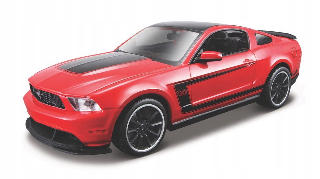 Maisto Ford Mustang Boss 302 Červená 1:24 Skládací Sada Nová 39269
