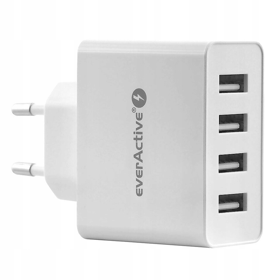 

Szybka Ładowarka 4XUSB 5A Do Każdego Telefonu