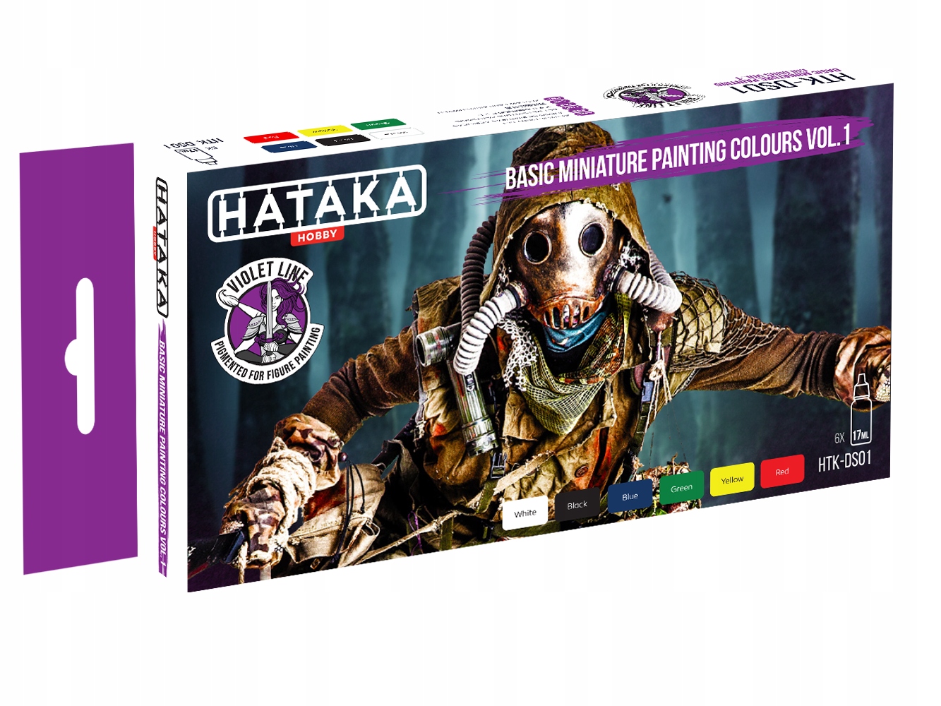 Basic Miniature Painting Colours vol. 1 Hataka HTK-DS01 Violet Line