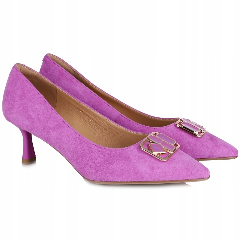 Dámské lodičky D&a S.Barski CR61-3123 Purple fuchsiová kůže VEL..40