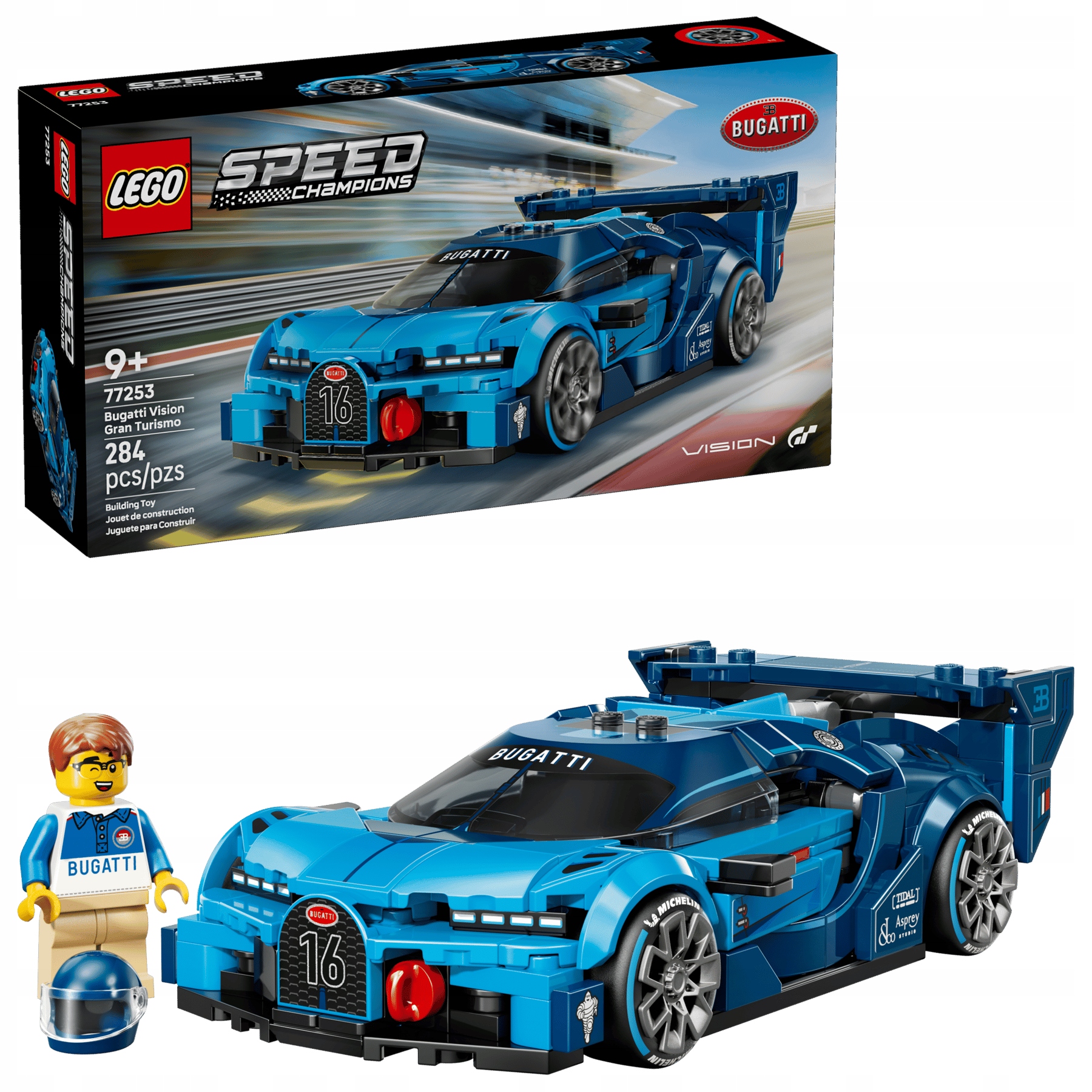 Lego 77253 Speed Champions Hyperauto Bugatti Vision Gt 284 Kostek