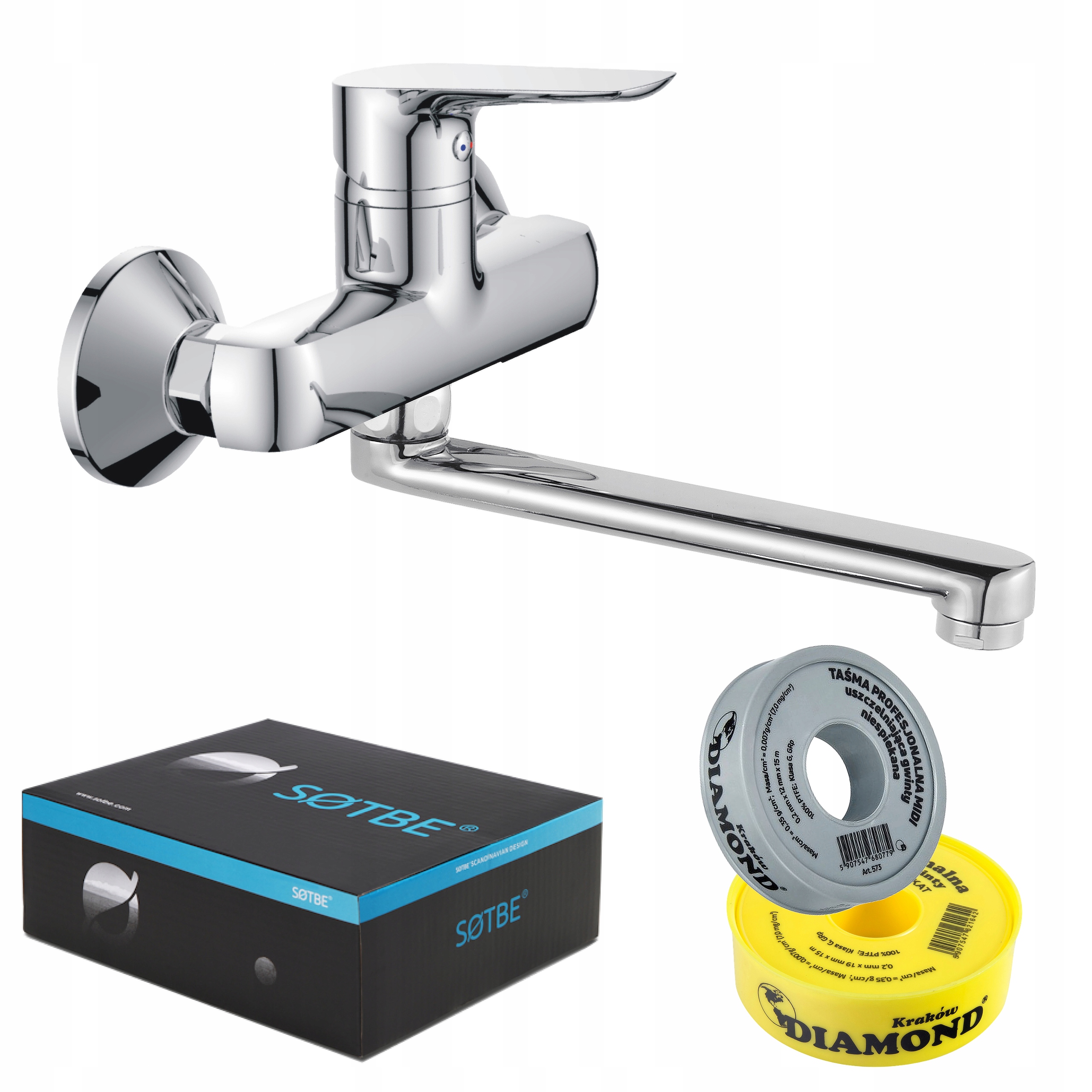 Nástenná umývadlová batéria s otočným výtokom