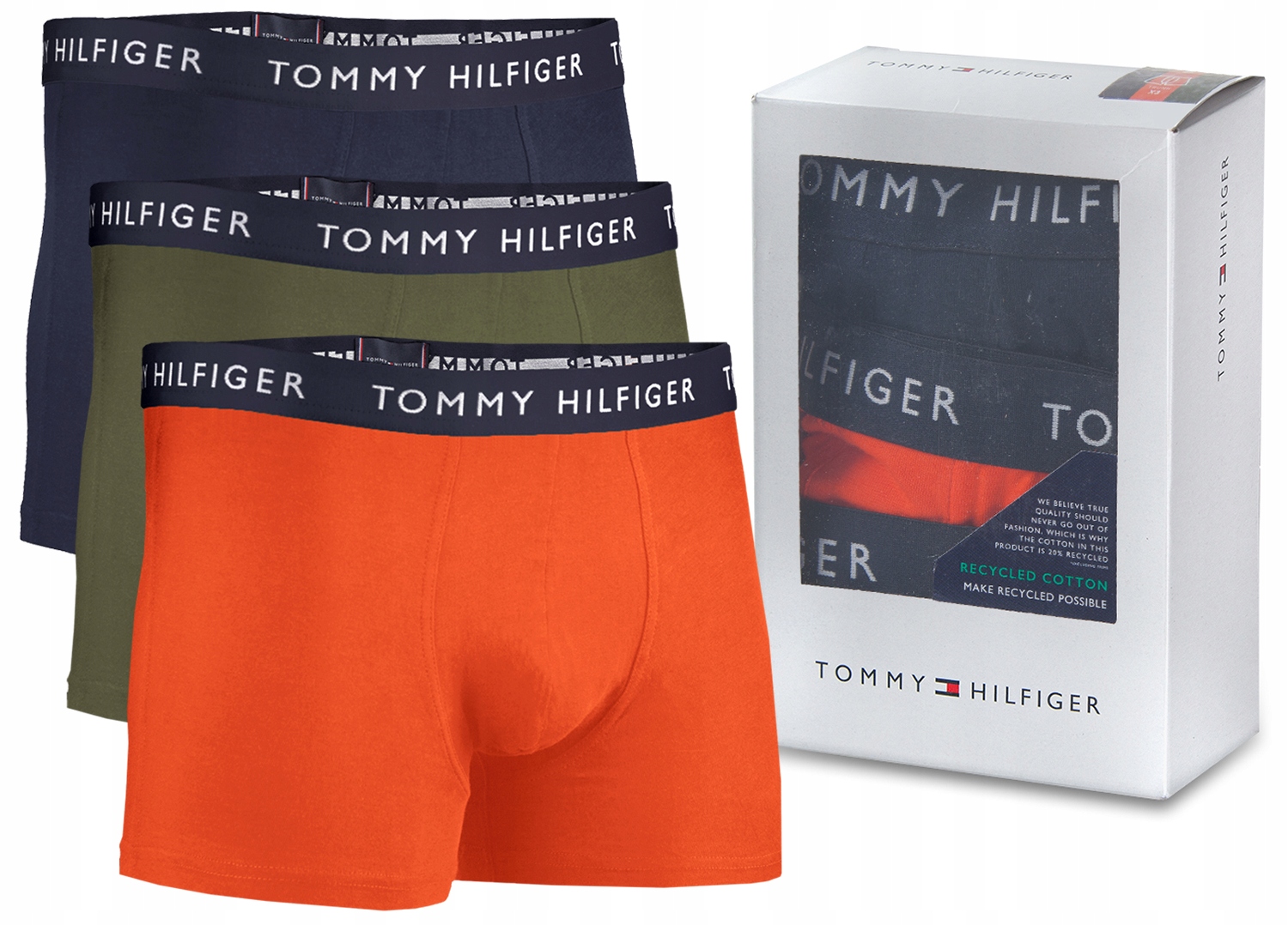 Tommy Hilfiger Pánské Boxerky M Originál 3Pack UM0UM02203 Kolekce Luxury