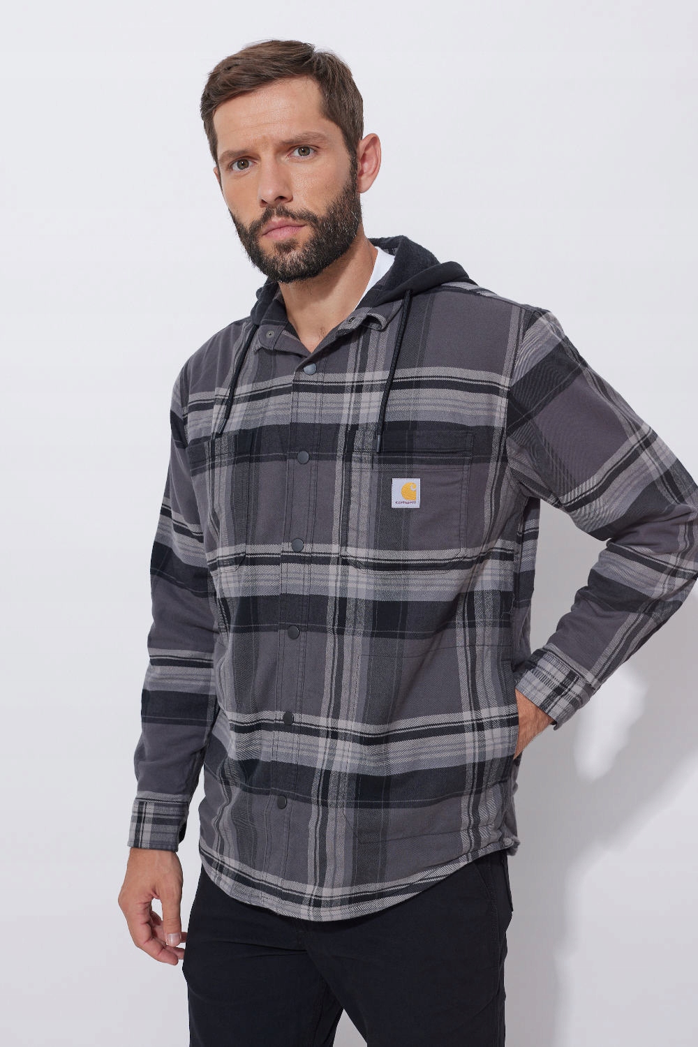 Svrchní košile Carhartt Flannel Black