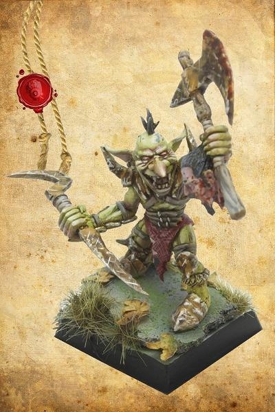 Goblin Hero B with 2-handed weapon - 1 szt. System Inne systemy