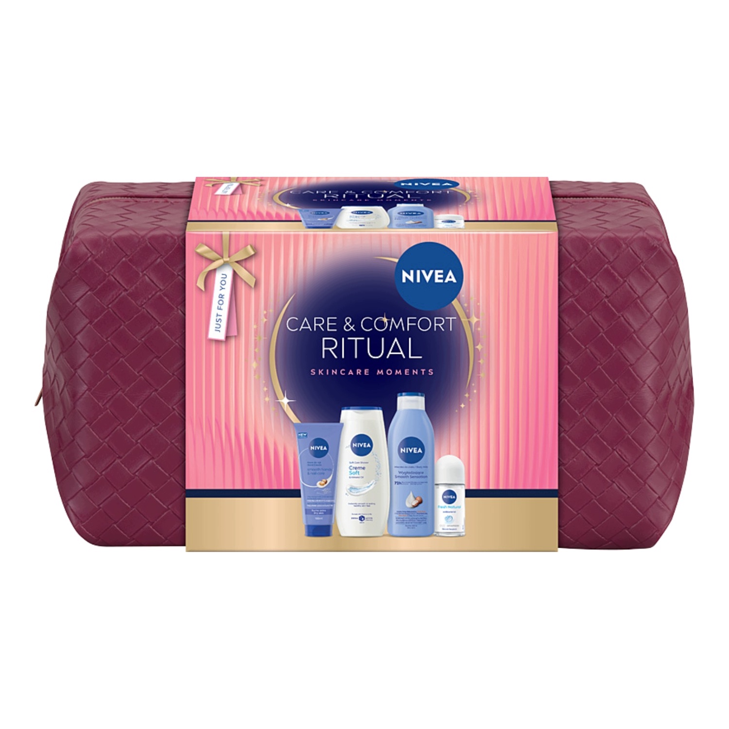 Nivea Care & Comfort Vánoční sada pro ni +dárek Kosmetická taštička