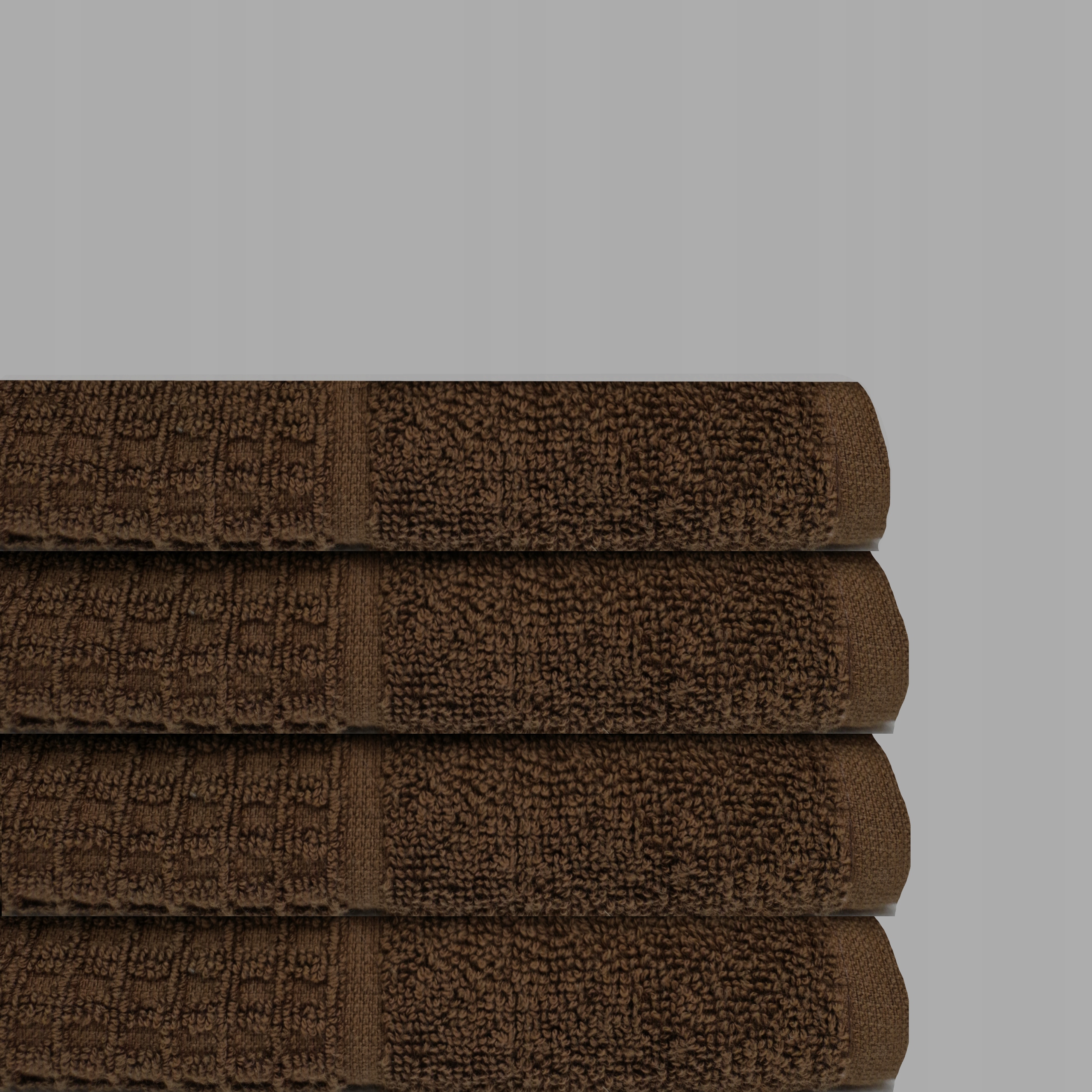 Velký ručník MrTowel do masážní sauny Spa 80x200 cm 100% bavlna Tmavě hnědá