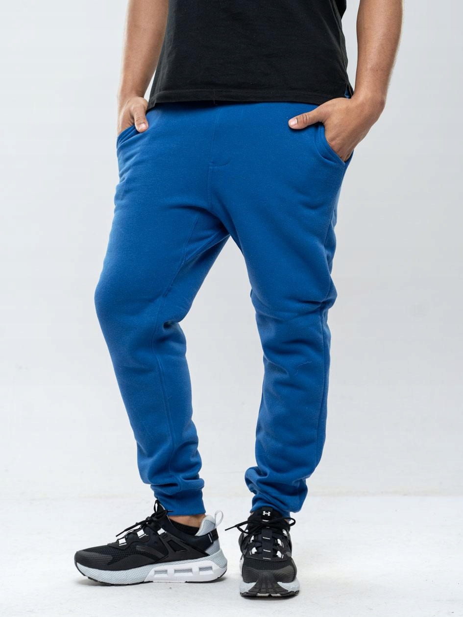 

Męskie Spodnie Dresowe Klasyczne Niebieskie 3XL