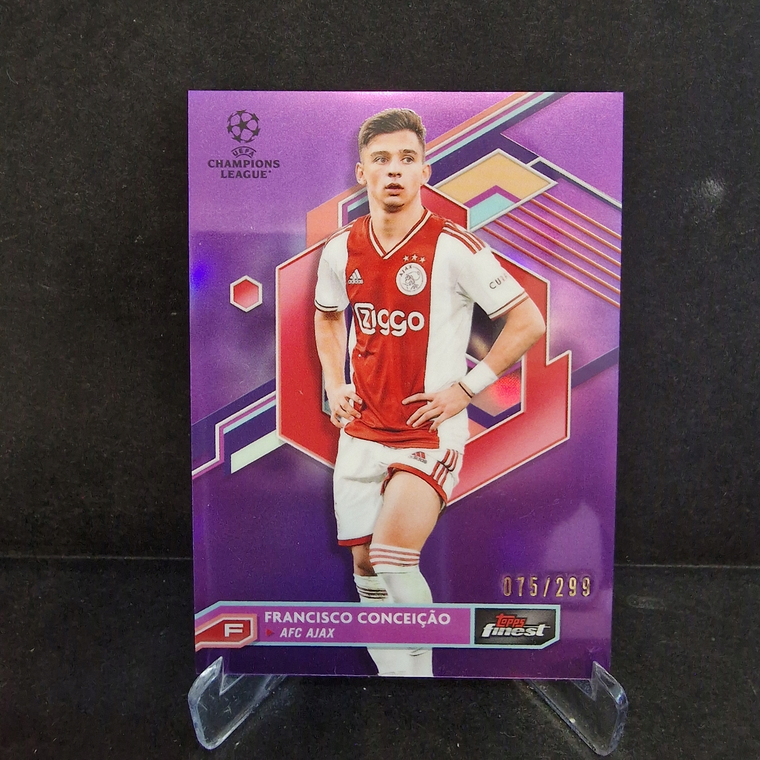 2022-23 Topps Finnest Francisco Conceicao Limit /299 Ajax /K9