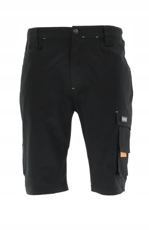 Krótkie Spodenki Robocze Szorty Actiflex Sara r. S pomarańczowe