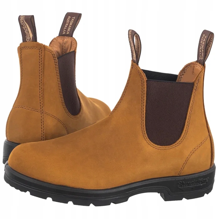 Kožené boty Blundstone 561 Saddle Brown Hnědé