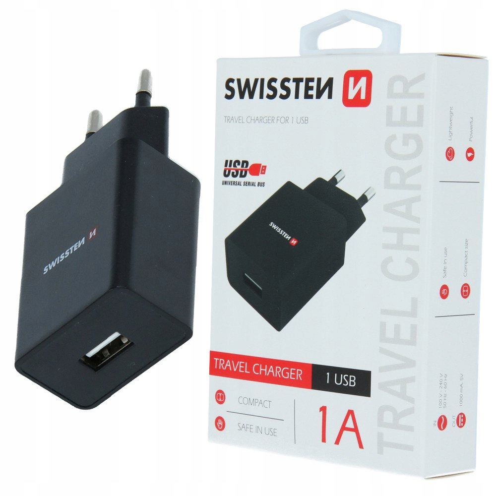 

Ładowarka sieciowa Smartic 1xUSB 1A Zasilacz