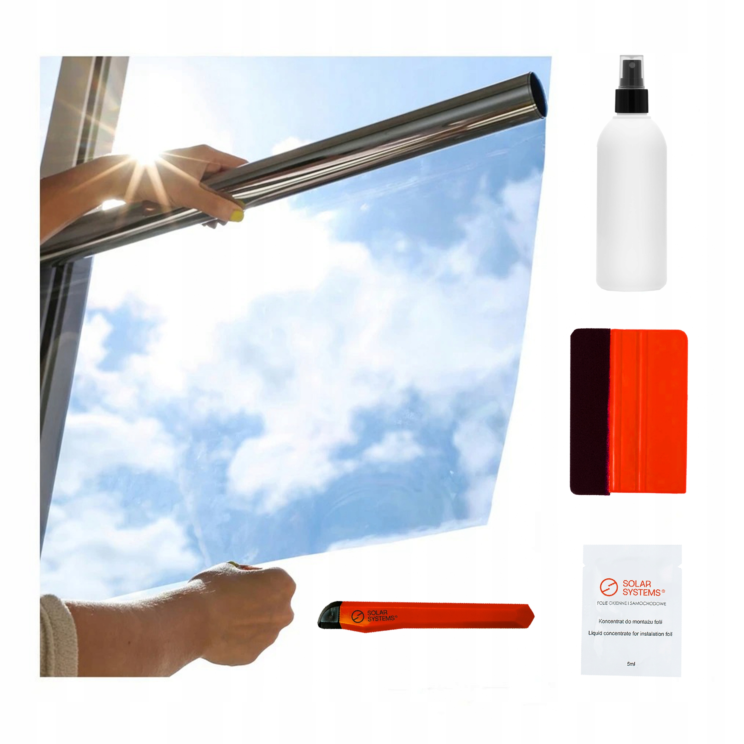 Termoizolačná fólia proti slnečnému žiareniu 50 x 600 cm, vonkajšia, okenná