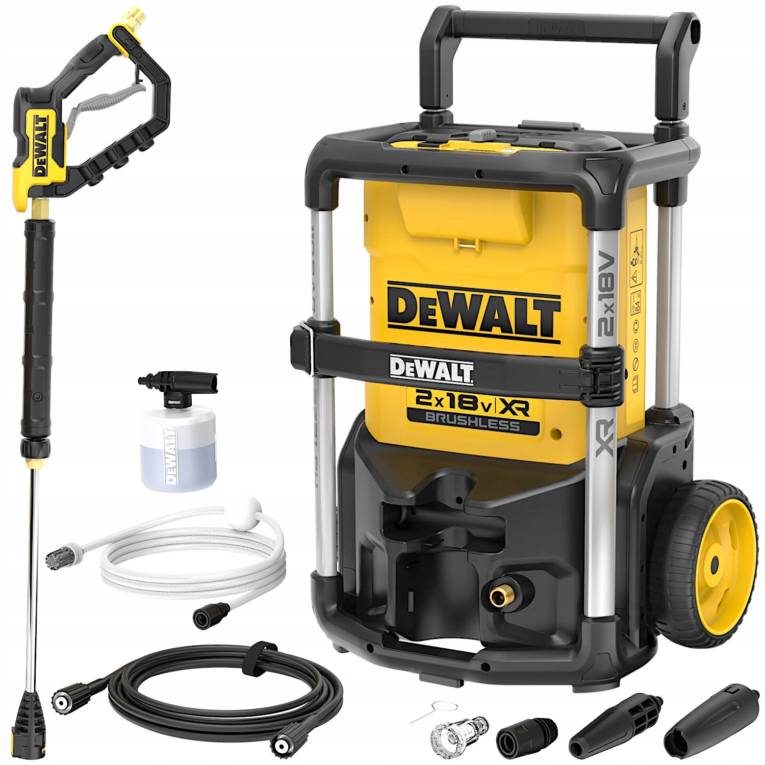 DeWalt Myjka ciśnieniowa akumulatorowo 2 x 18V Xr 165 Bar DCMPW1600N body
