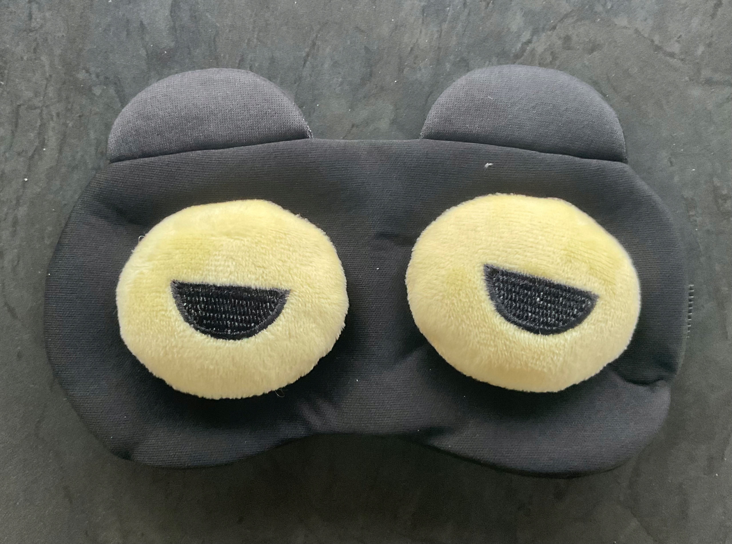 OPASKA NA OCZY MASKA DO SPANIA SNU RELAKSU OKO OLDMAN NA GUMCE CZARNA Płeć uniseks