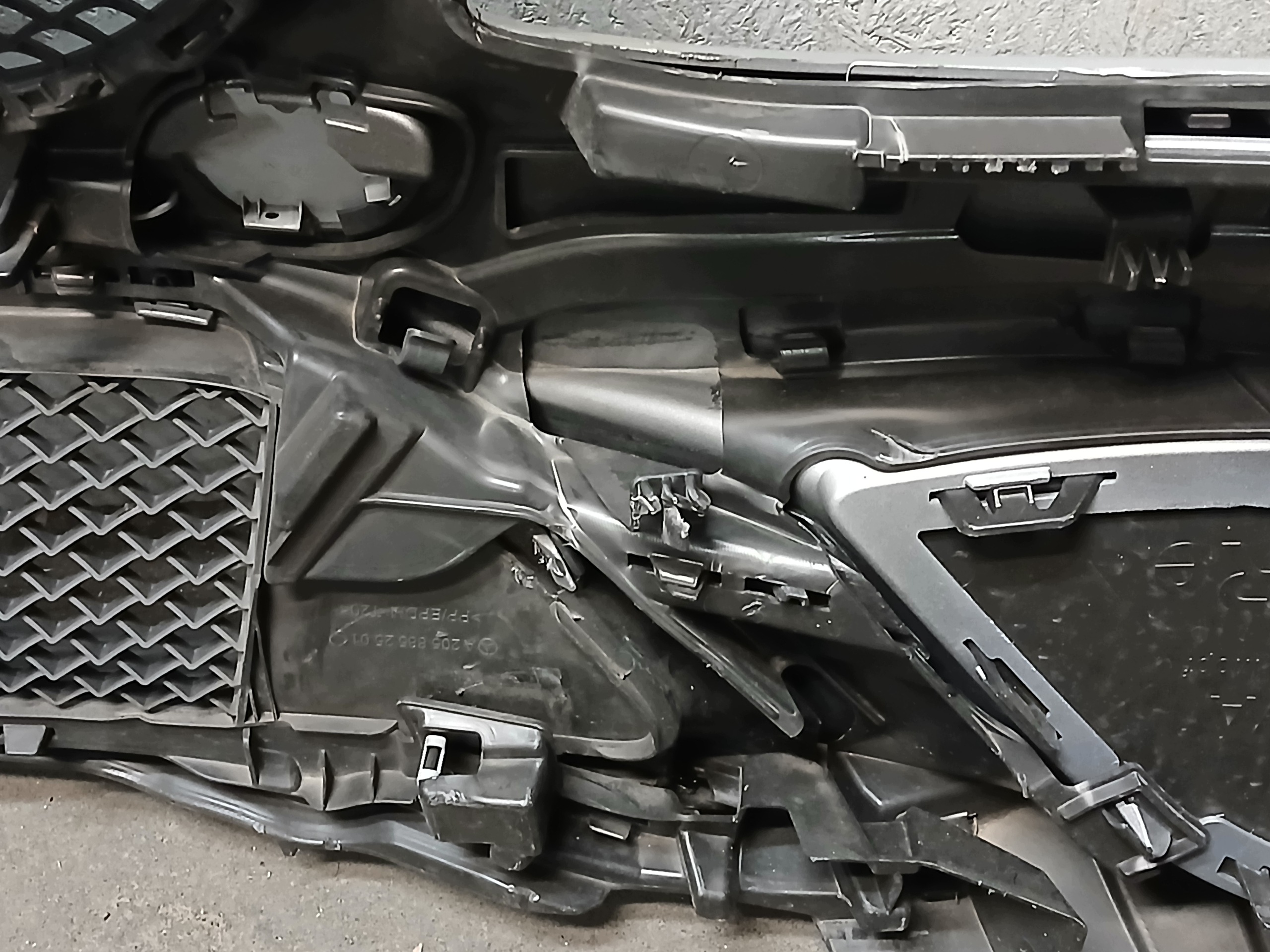 bumper front MERCEDES C class C-class W205 A205 LIFT