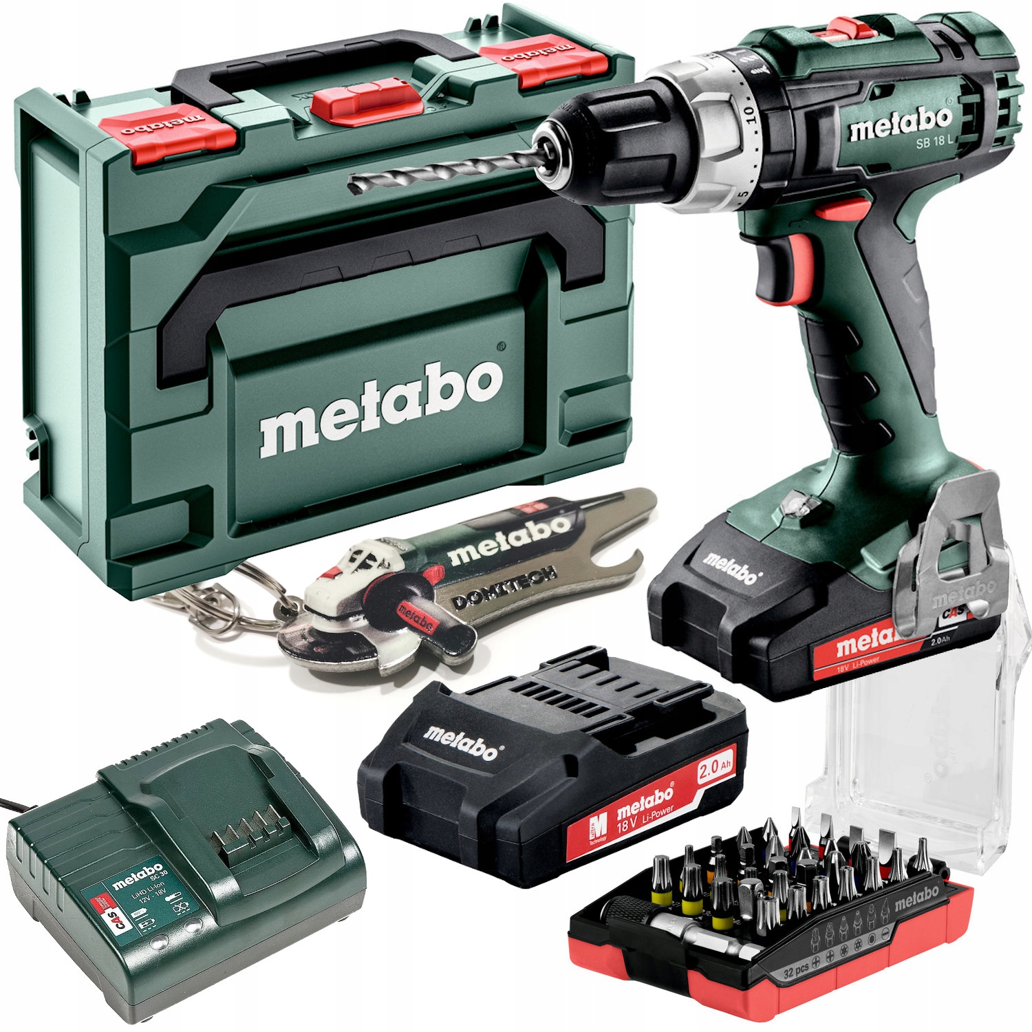 

Wkrętarka Udar Metabo Sb 18 L 18V 2x2 Bity Walizka
