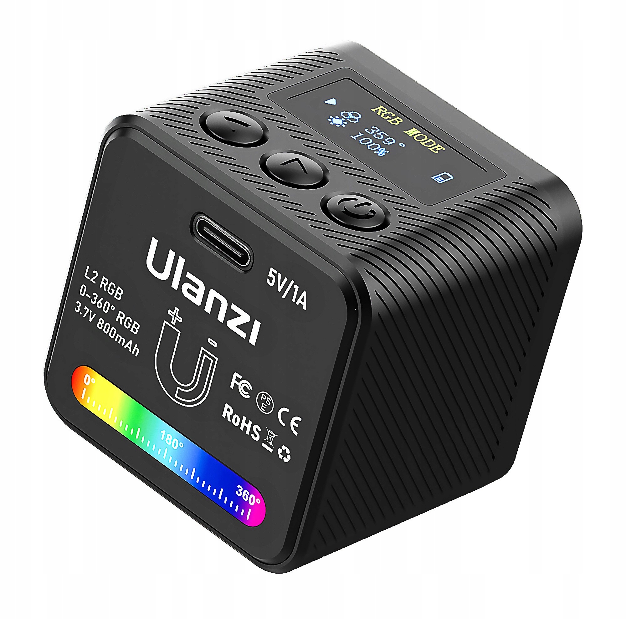 Lampa LED Ulanzi L2 - RGB Liczba źródeł światła 1