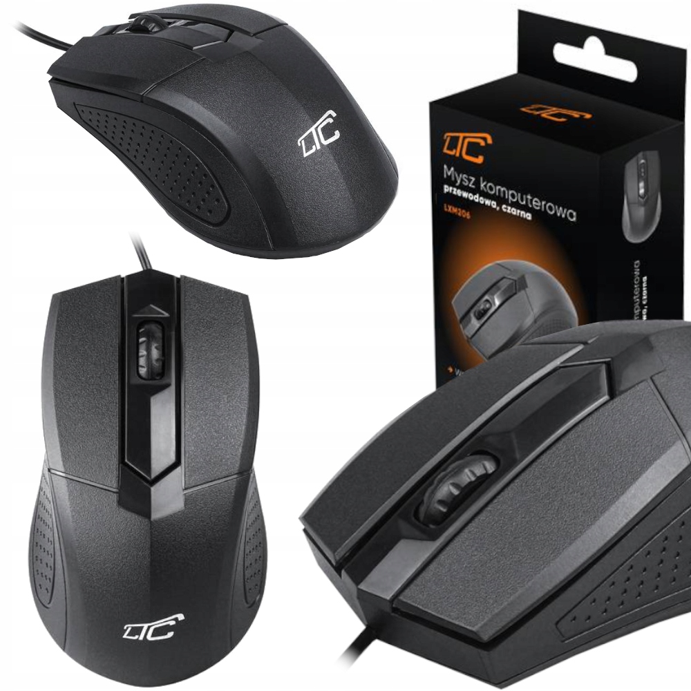 

Myszka Mysz Przewodowa Biurowa 800 Dpi Usb Mocna