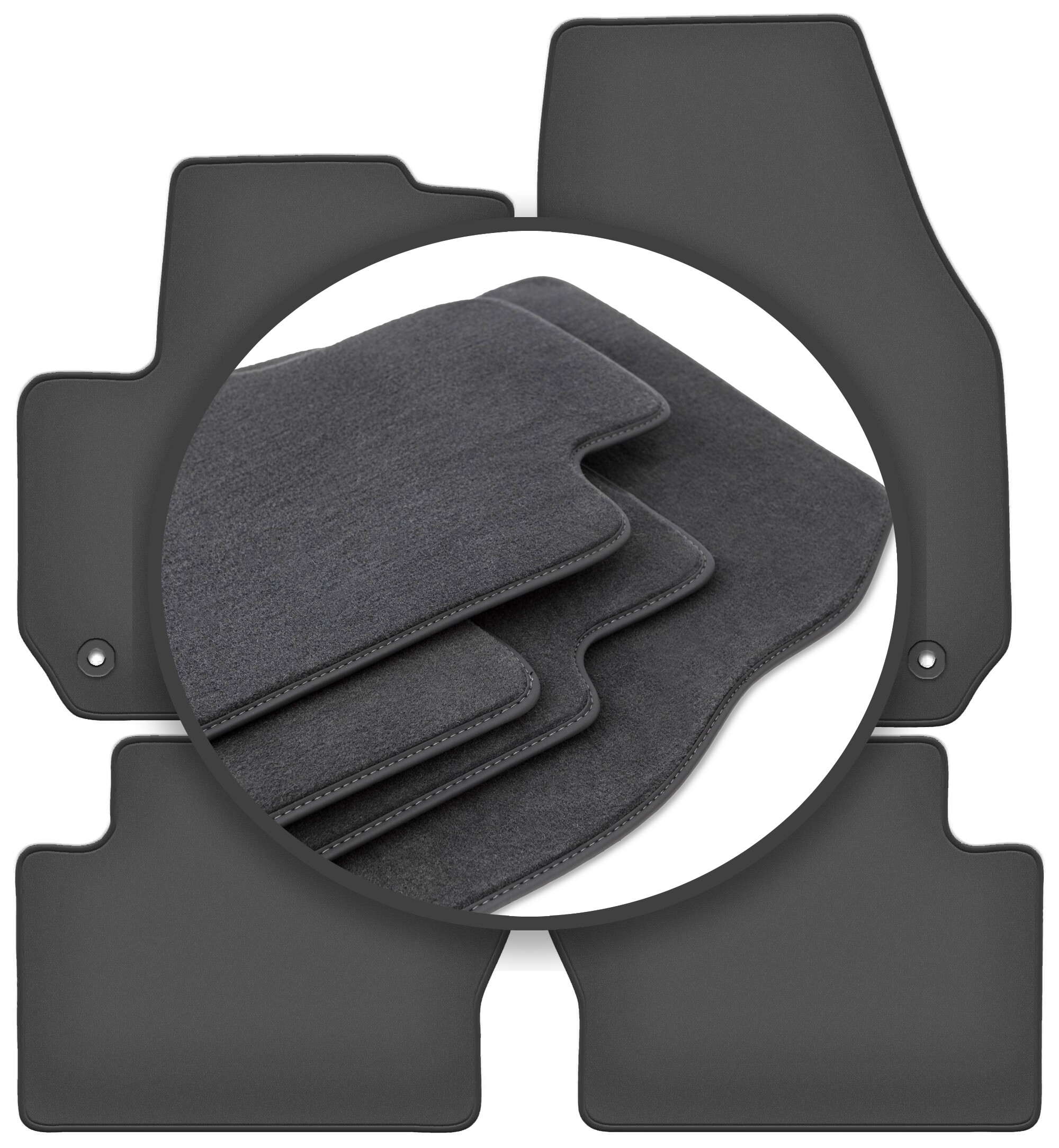 Prémiové koberčeky do auta pre: Opel Zafira B minivan (2005-2014)