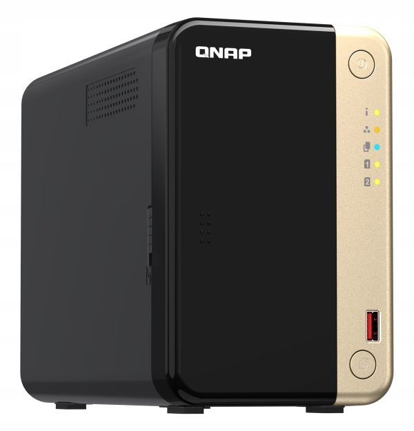 Qnap TS-264-8G 2x Sata, 8GB Ram, 2x M.2 NVMe, 1x PCIe, 2x 2,5GbE, 1x Hdmi
