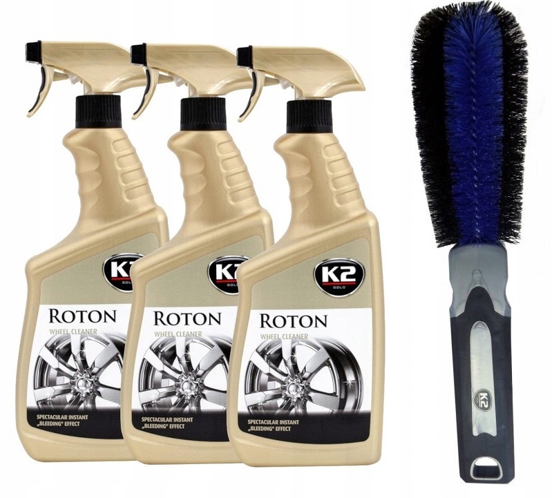 

K2 Roton 700ML X 3 Płyn Do Mycia Felg Szczotka