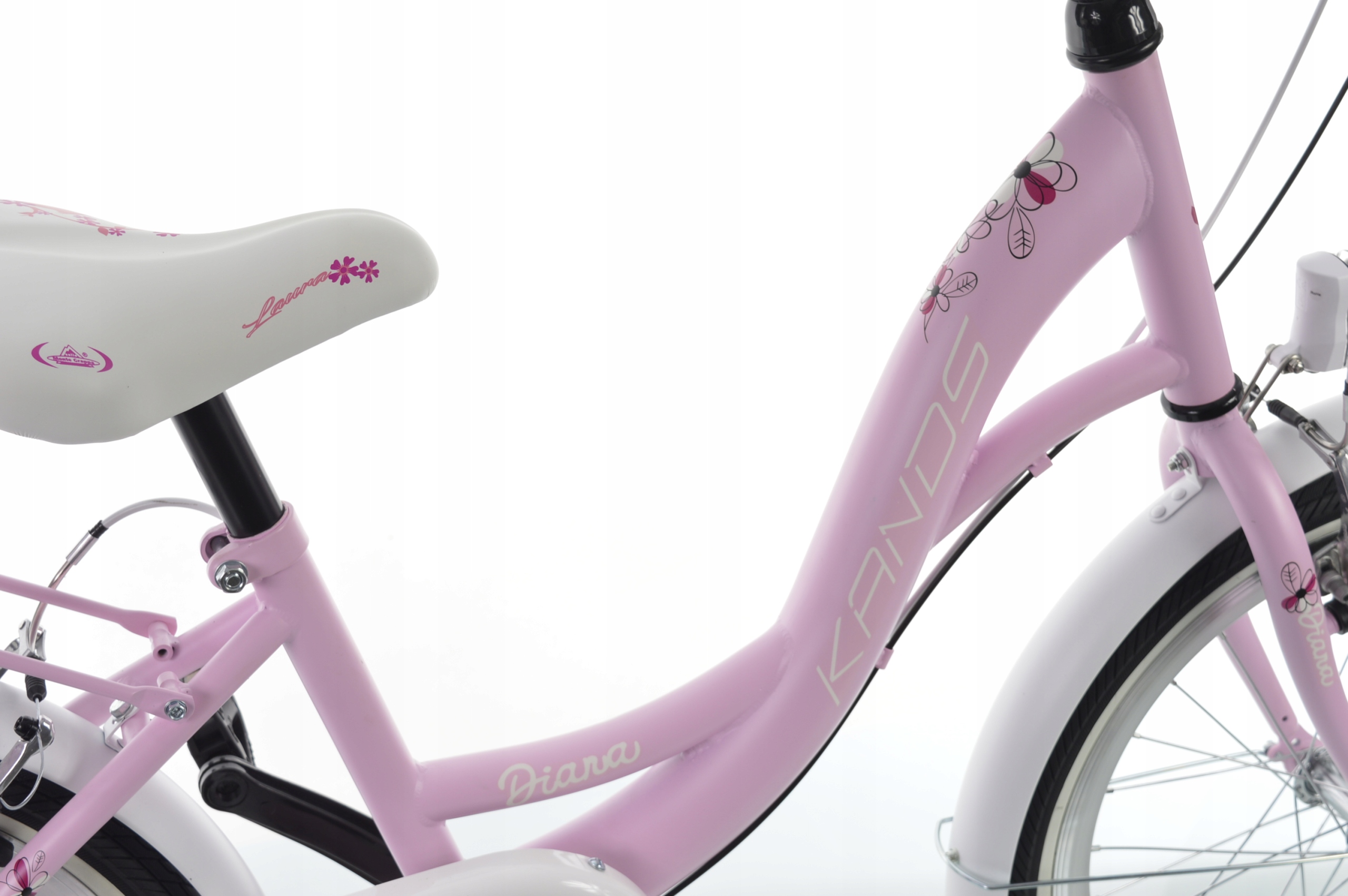 ROWER 20 KANDS DIANA różowy mat R12 wzrost 115-145 cm 6-biegowy