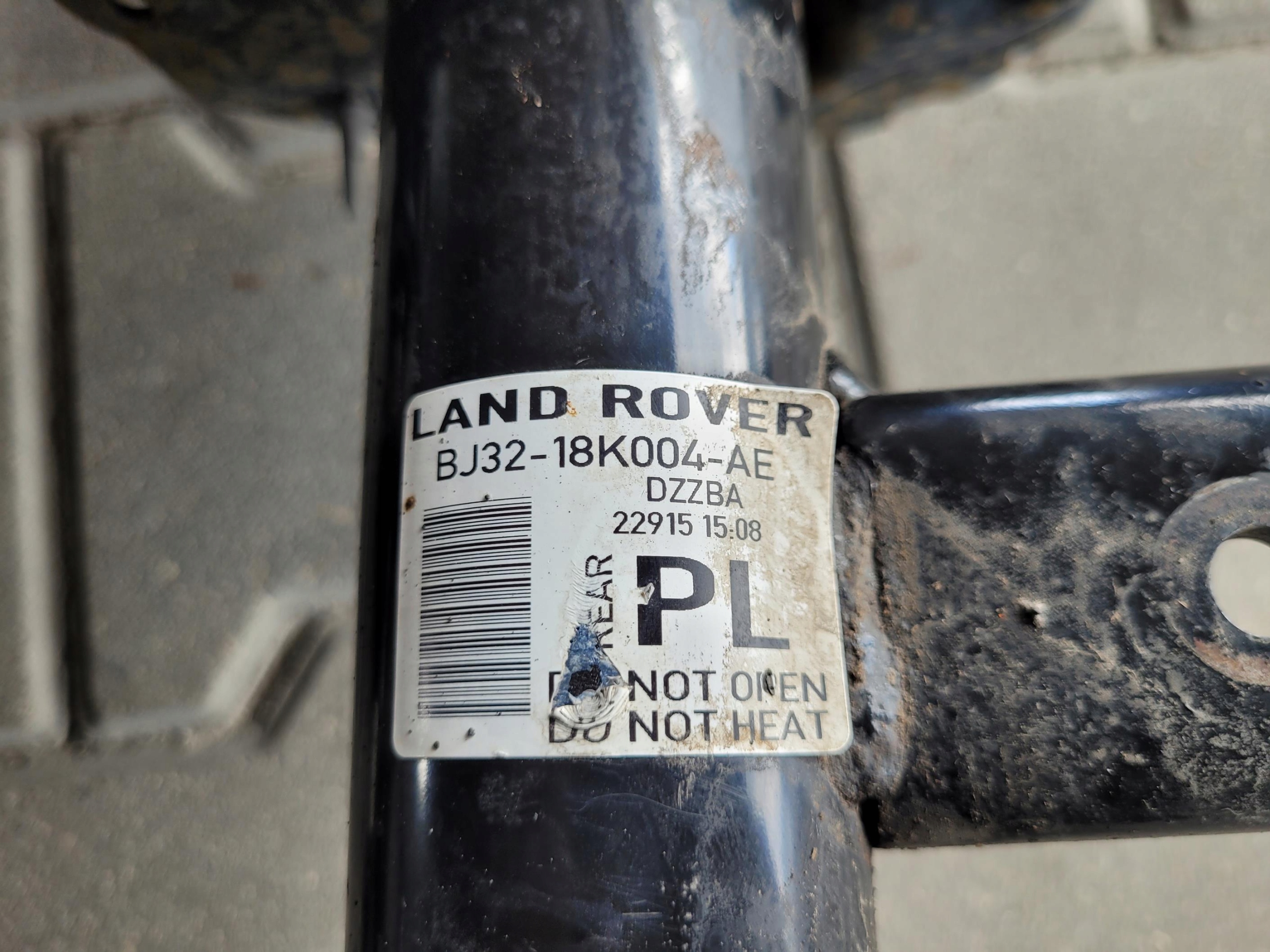 shock absorber rear part rear right LAND RANGE ROVER EVOQUE L538 LIFT 2.0 D