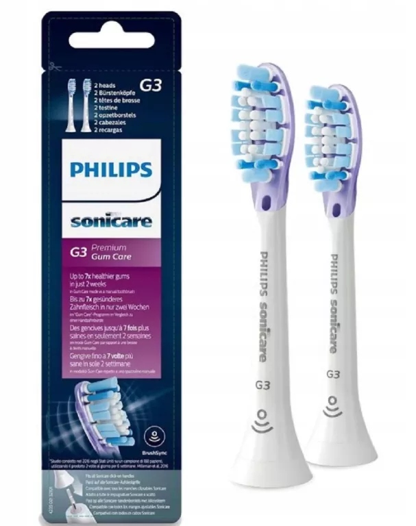 Końcówki Philips Sonicare Gum Care G3 White HX9052/17 2SZT 8710103805632