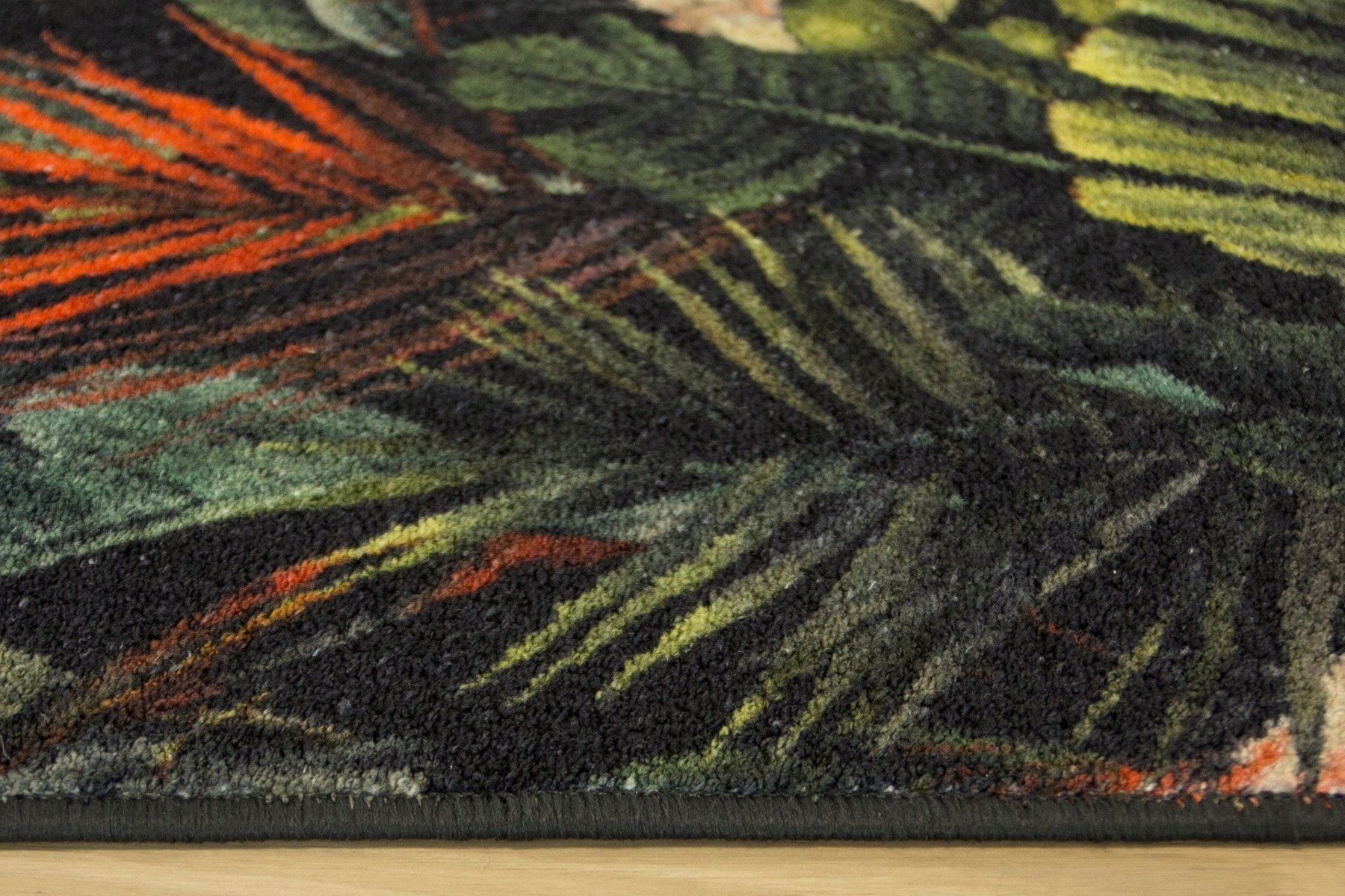 szer. 80 cm MIĘKKI CHODNIK KWIATY LIŚCIE PALMY Grubość 7 mm