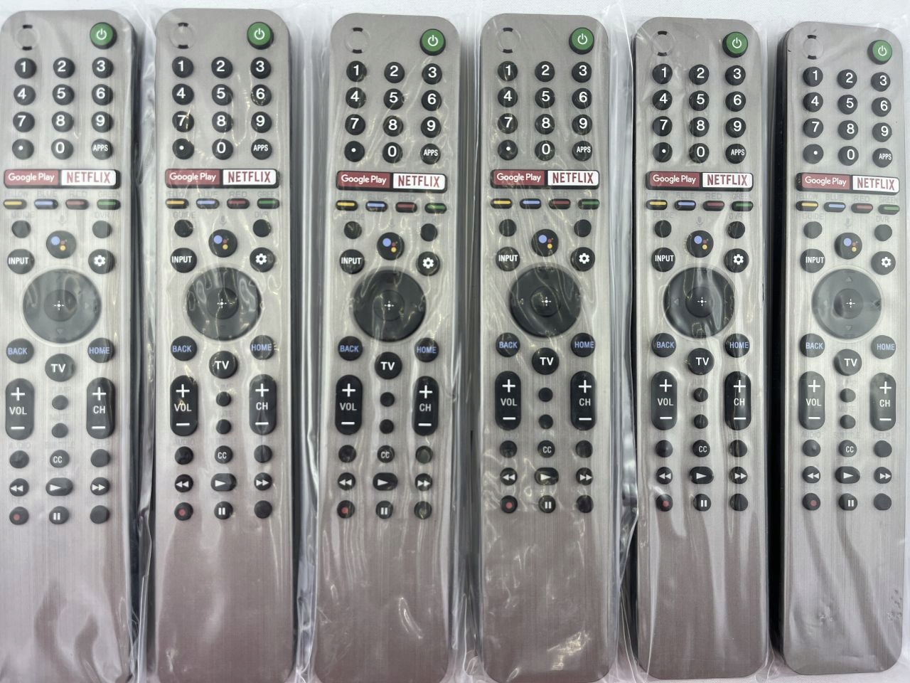 PILOT DO TV SONY RMF-TX600U BLUETOOTH VOICE CONTROL OBSŁUGA GŁOSOWA Kolor dominujący srebrny