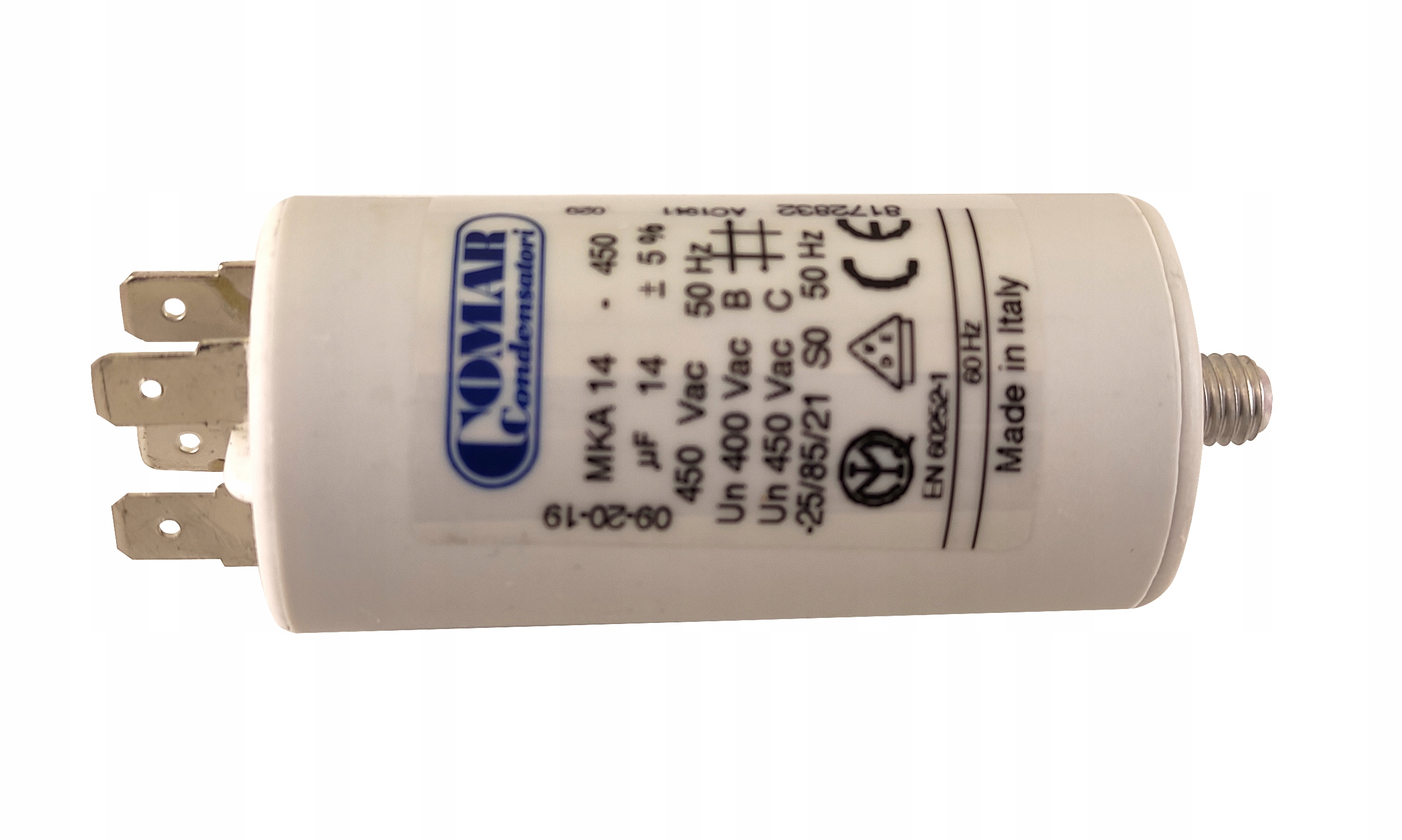 

kondensator rozruchowy silnika 14uF 450V