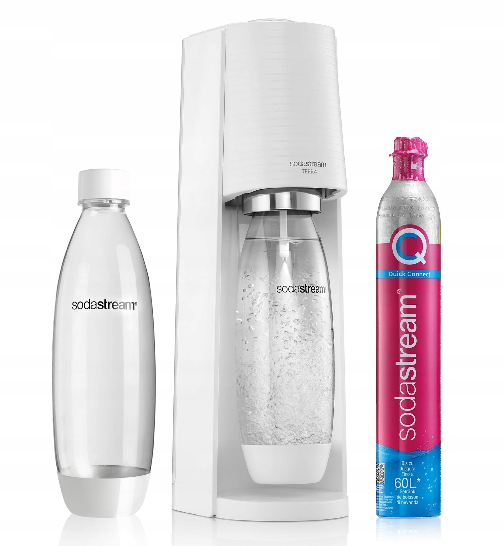 

Saturator SodaStream do wody gazowanej Terra biały