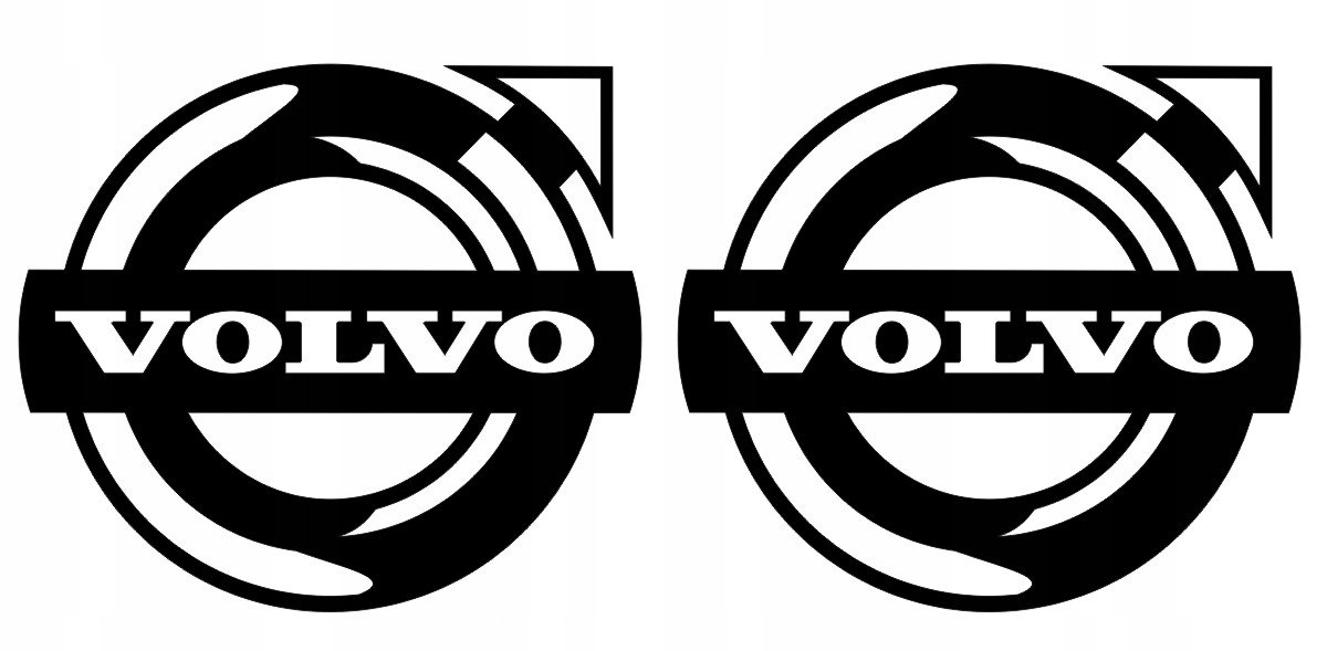 

Naklejki logo Volvo duże na bok kabiny #2