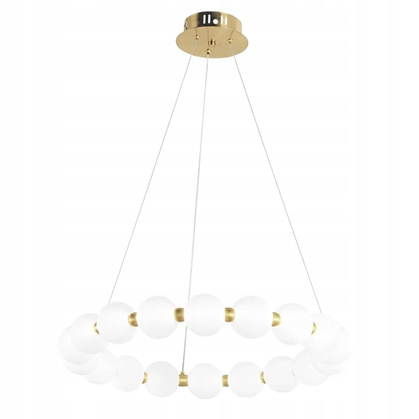 Lampa G025 złota Led wisząca sufitowa