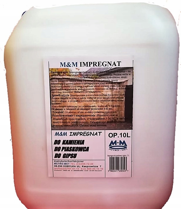 

Impregnat Do Piaskowca I Gipsu 10L