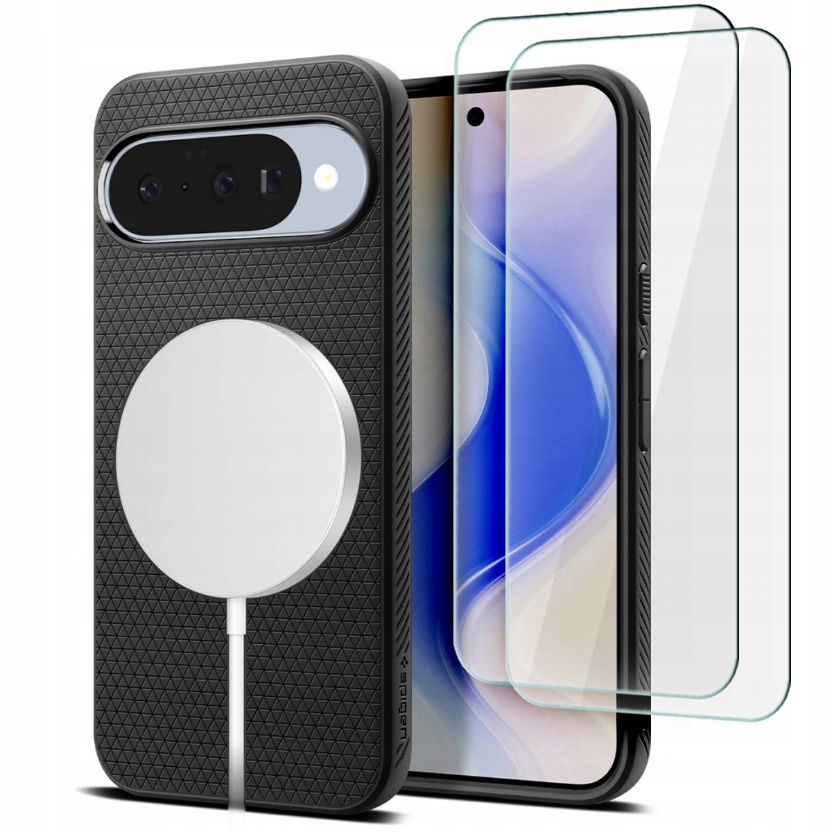 Spigen Etui Case Magsafe Pixelsnap Do Google Pixel 10 Pro 2-PAK Szkło